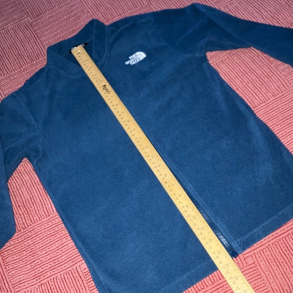 The North Face Navy Zip-Up fleece sweater / light jacket - Picture 7 of 13